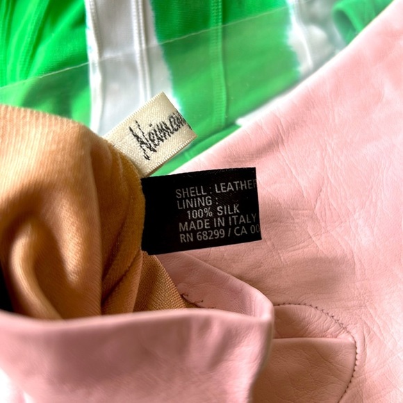 NWT Neiman Marcus 100% kid leather & silk lining in ballet pink size 7 - Picture 6 of 6
